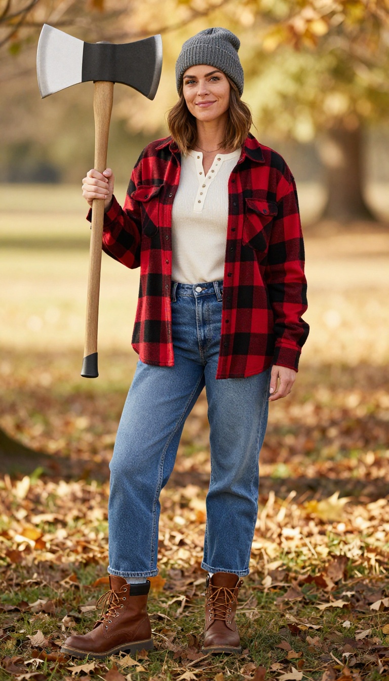 6. Cozy Flannel Lumberjack