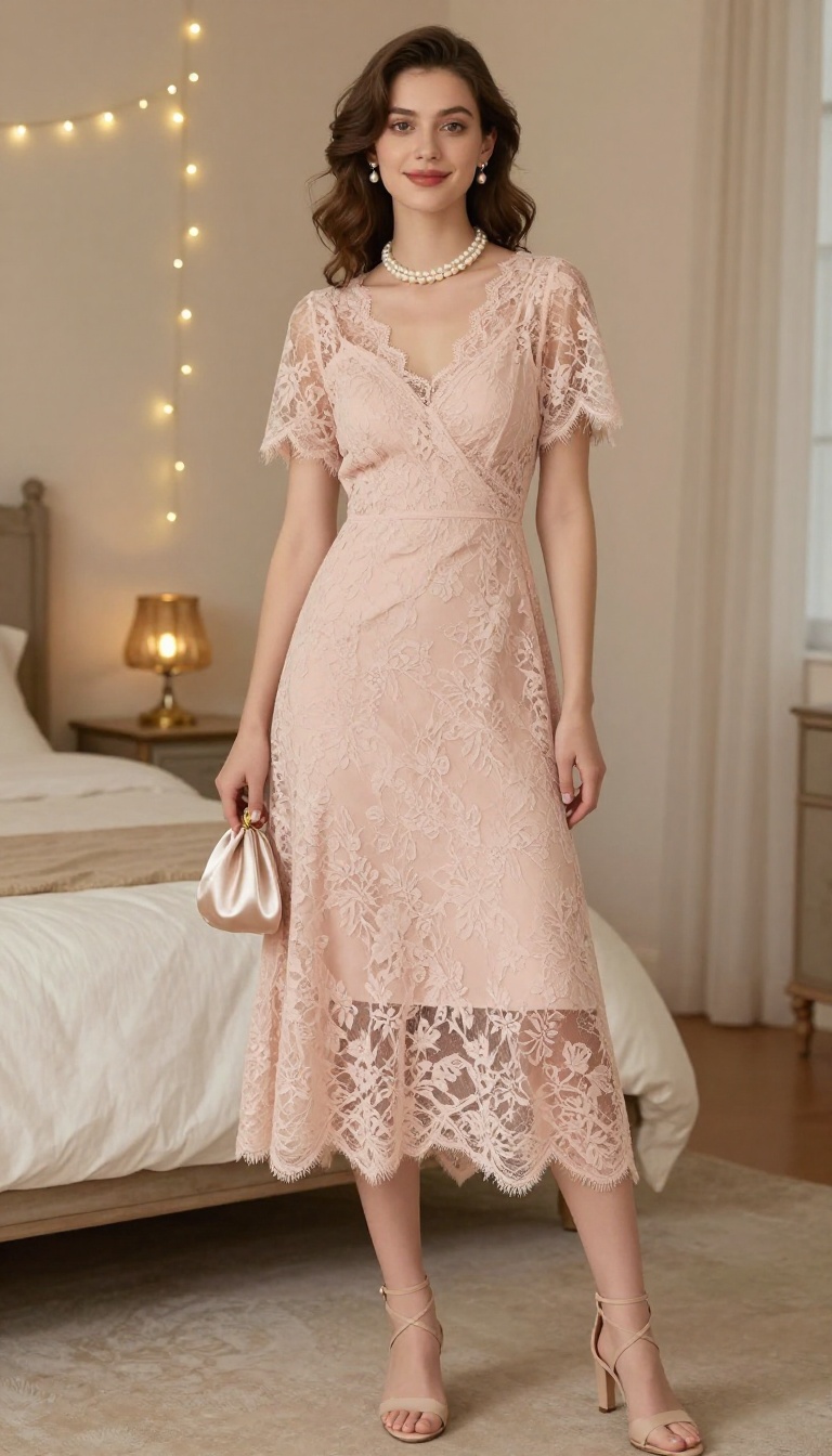 7. Lace and Layers: Vintage Romance