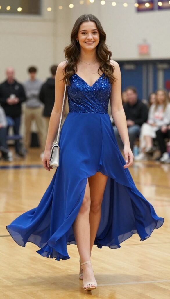 6. High-Low Hem with Sparkle