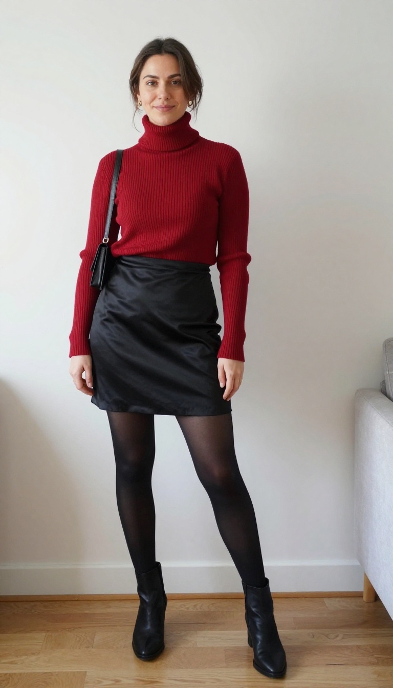 10. Layering with a Pop of Color