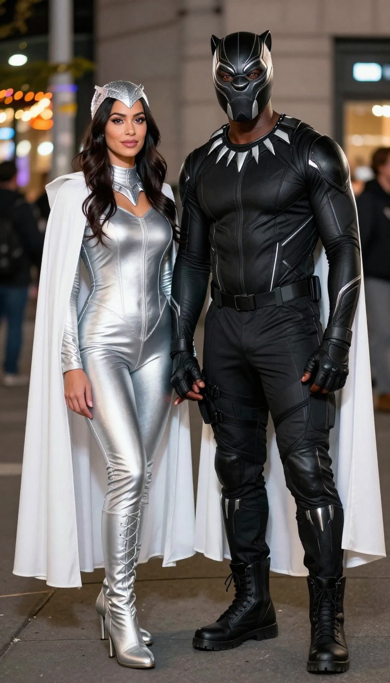 5. Superhero Duo: Black Panther and Storm