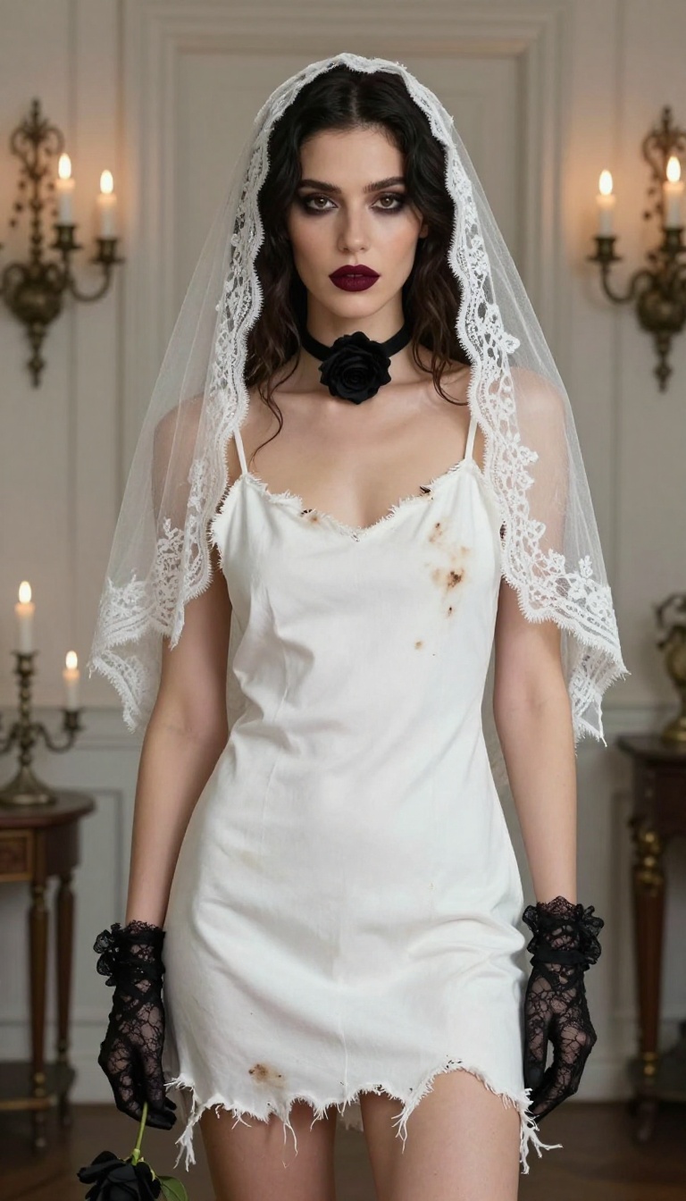12. Gothic Bride: Tattered White