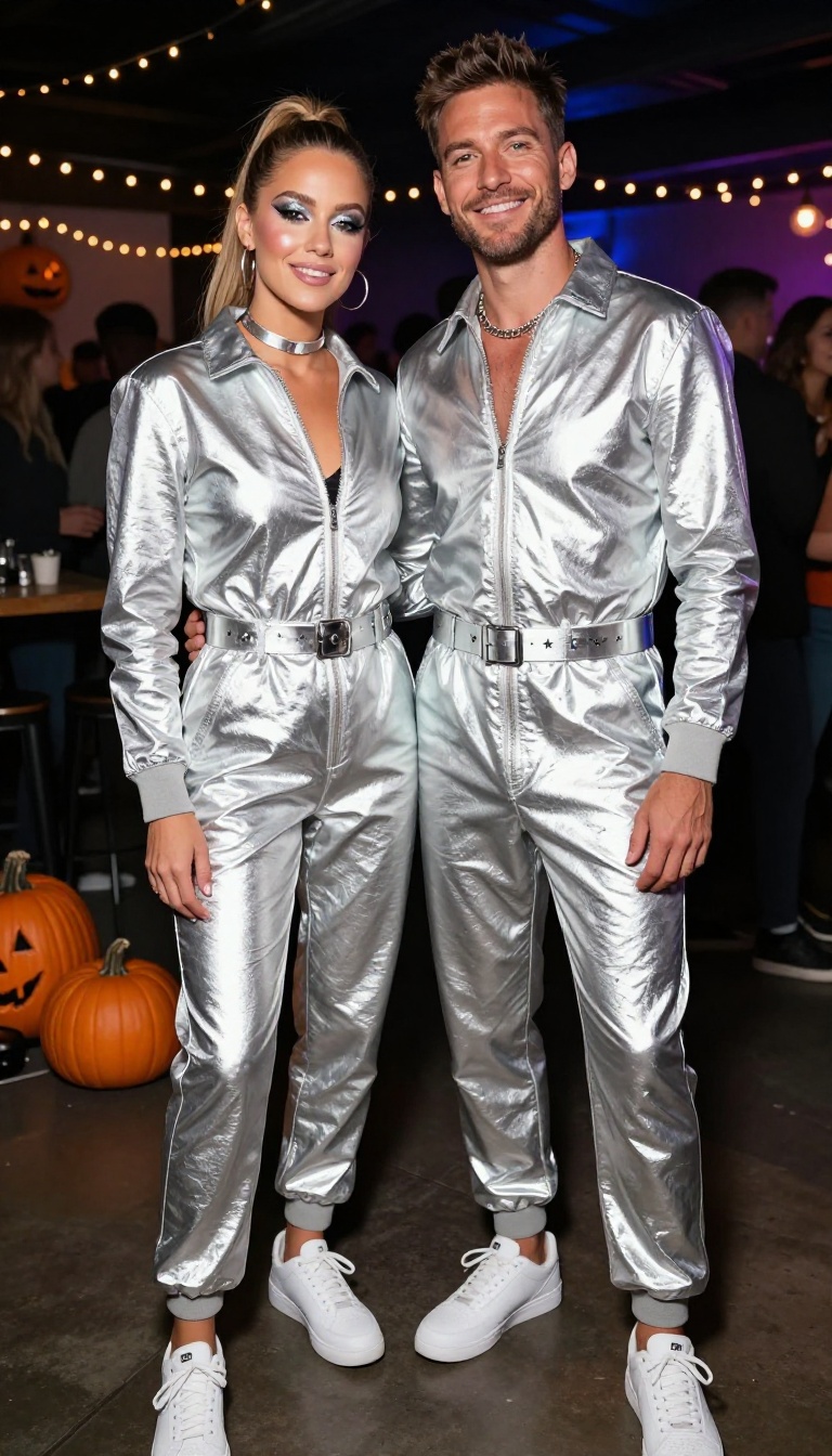 6. Matching Astronauts with a Touch of Glam