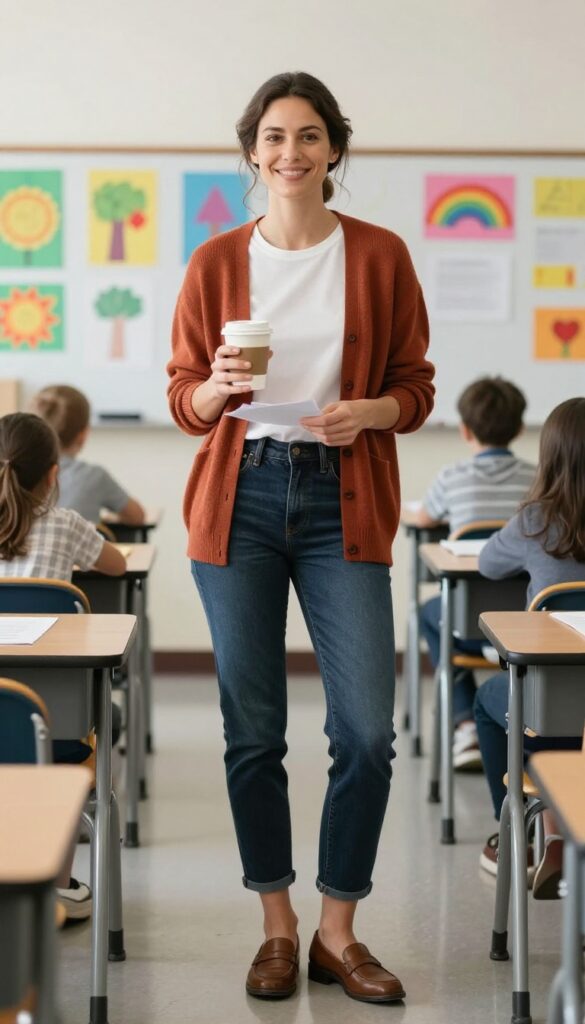 1. The Classic Cardigan Combo