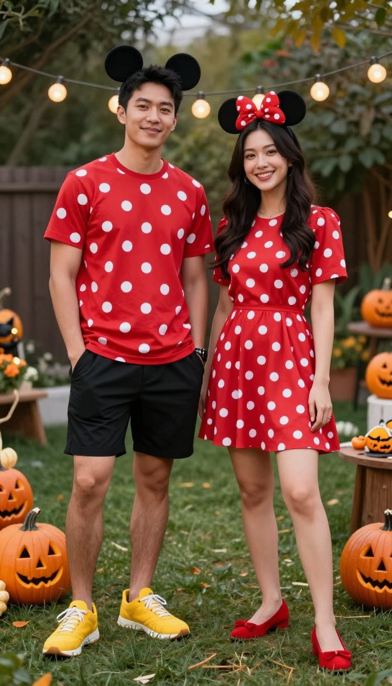 11. Cartoon Couple: Mickey and Minnie Mouse