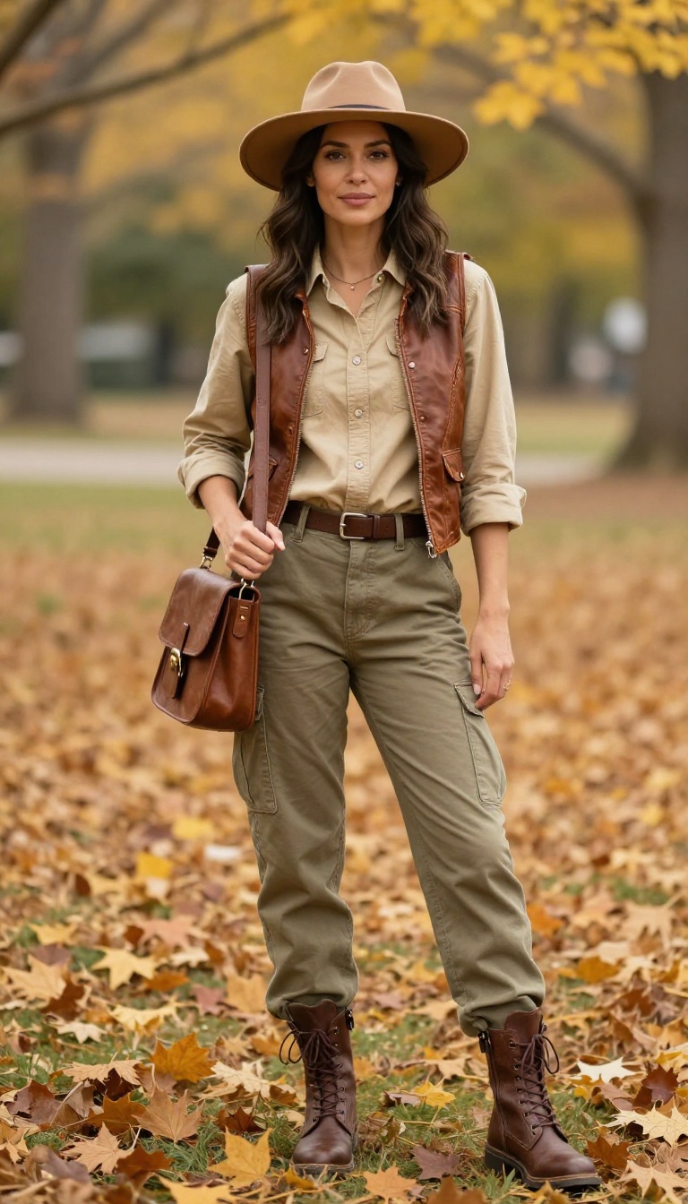 14. Pirate Adventurer: Khaki, Leather, and Explorer Spirit