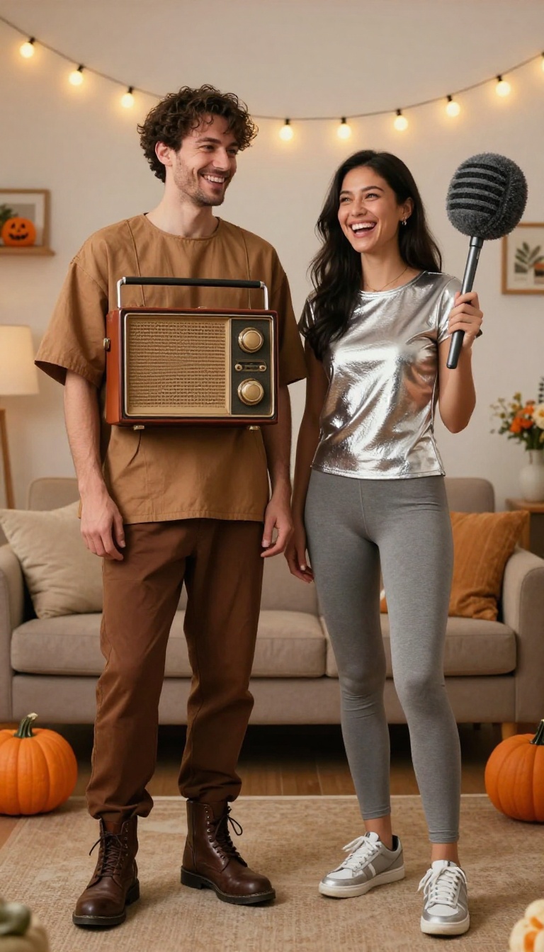 6. Vintage Radio & Microphone