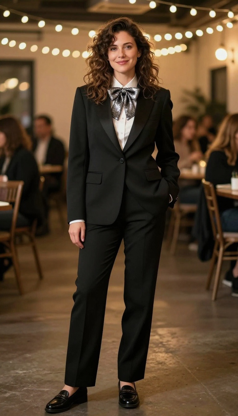 8. Tuxedo Twist: Sharp and Chic
