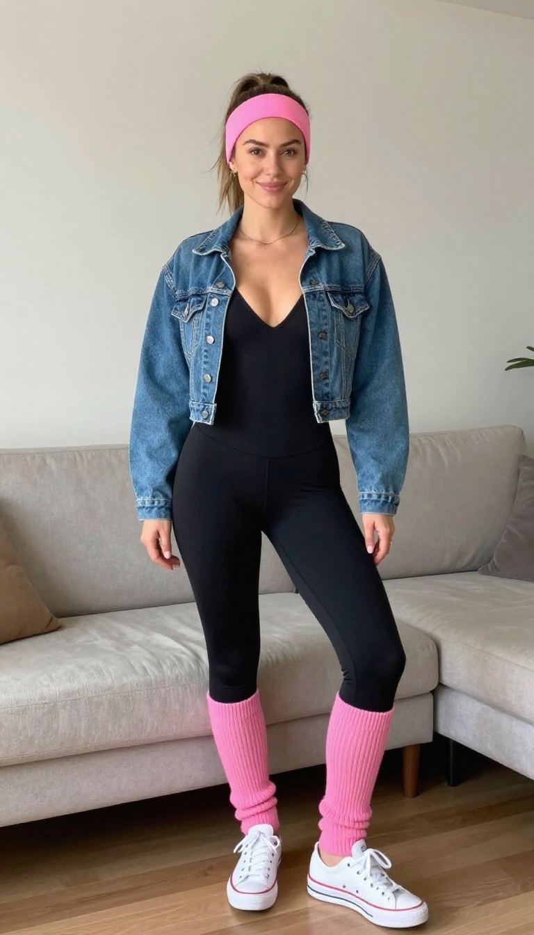 12. Leg Warmers and Leotard