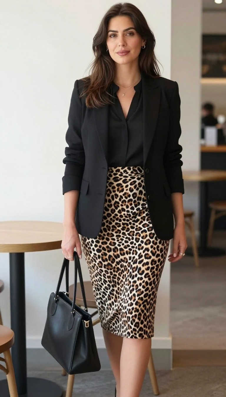 5. Bold Prints: Leopard and Animal Patterns