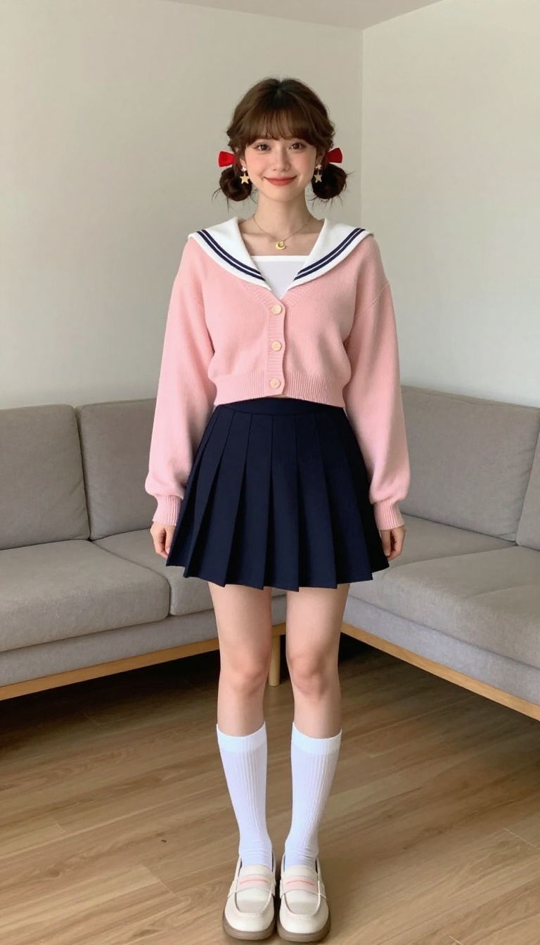 1. Sailor Moon: Pastel Preppy with a Cosmic Twist