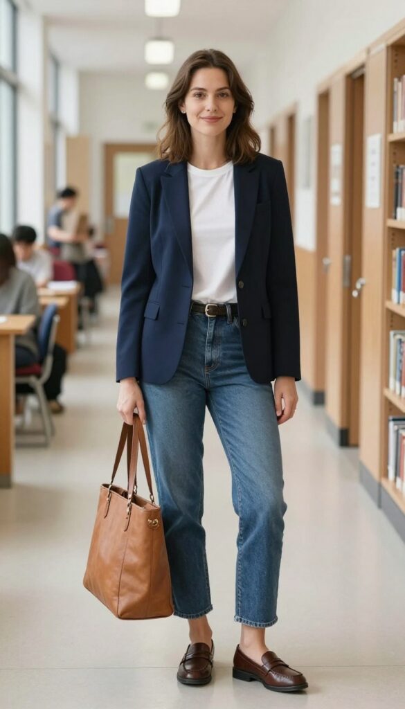5. The Smart Blazer and Jeans