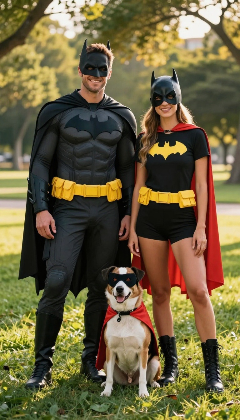 3. The Superhero Trio: Batman, Batgirl, and the Sidekick