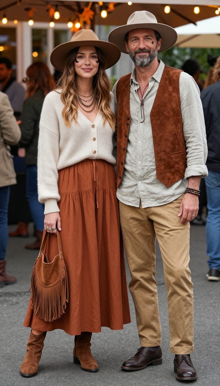 7. Witch and Warlock with a Boho Vibe
