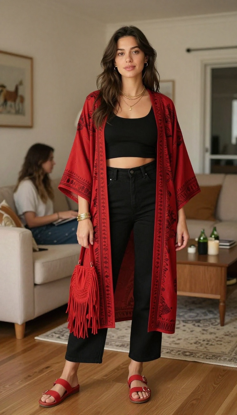 13. Devil in a Kimono: Boho and Relaxed