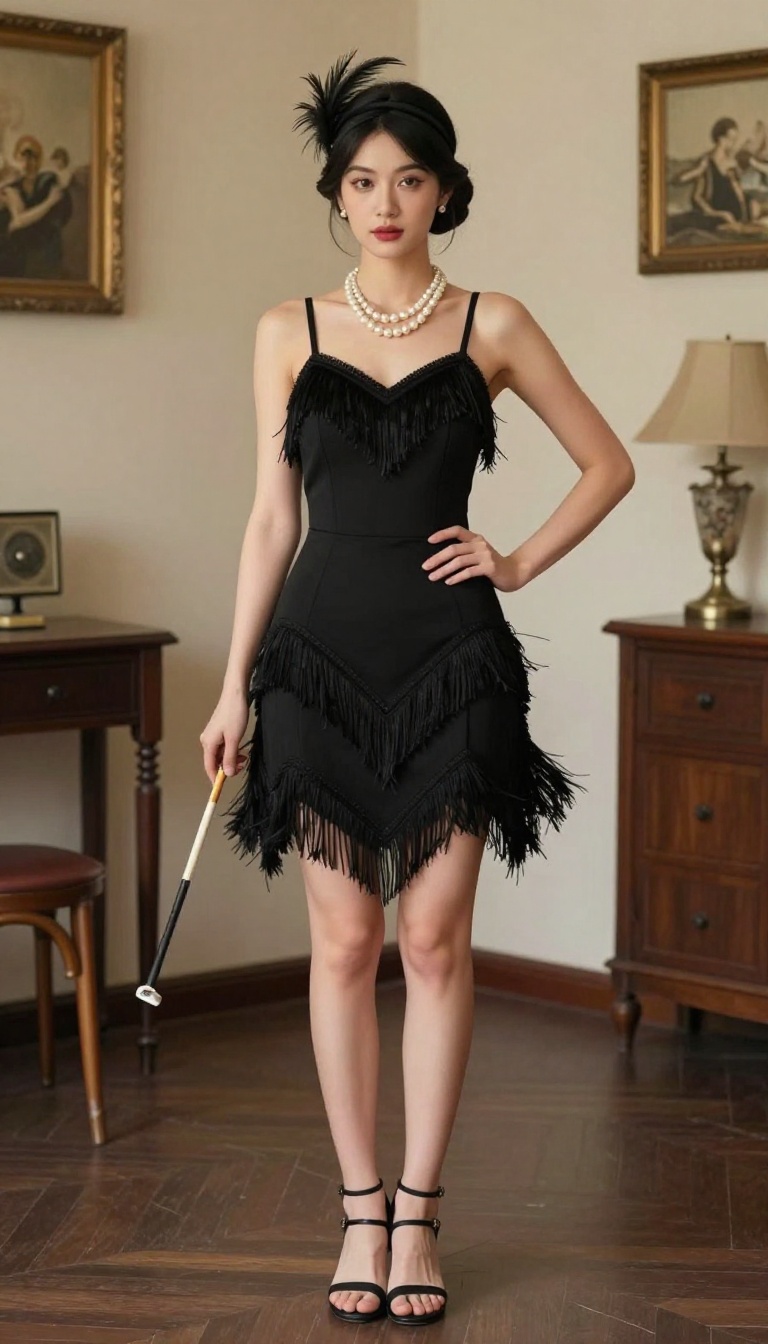 11. Flapper Girl in a Fringe Dress