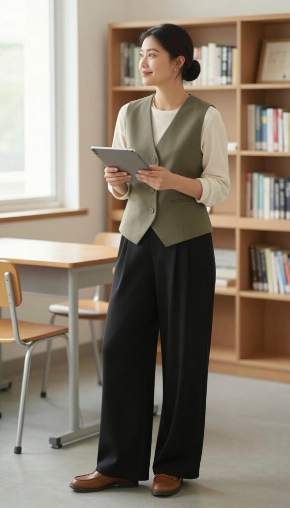 11. The Layered Look with a Vest