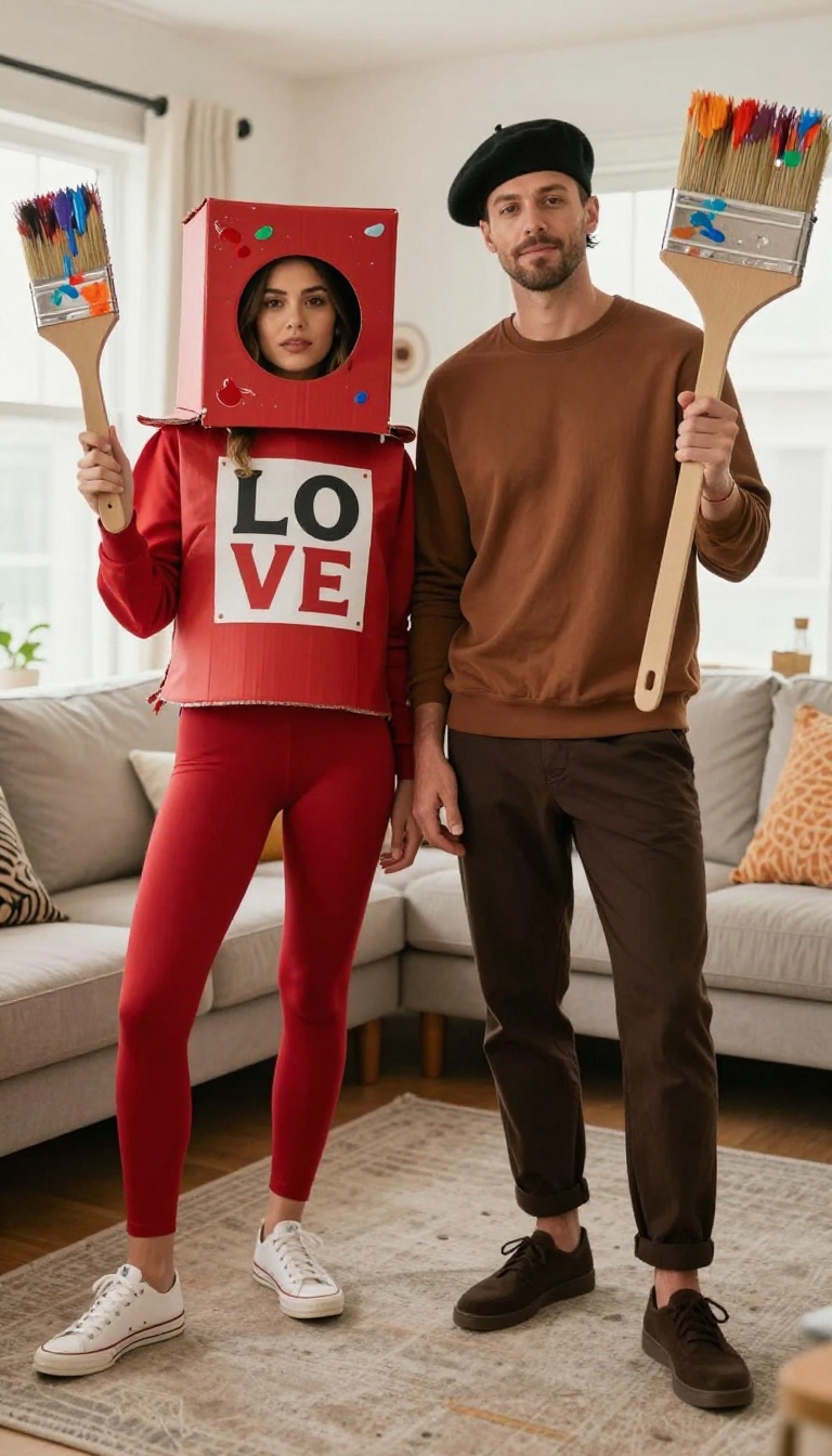 11. DIY Duo: Paint and Paintbrush