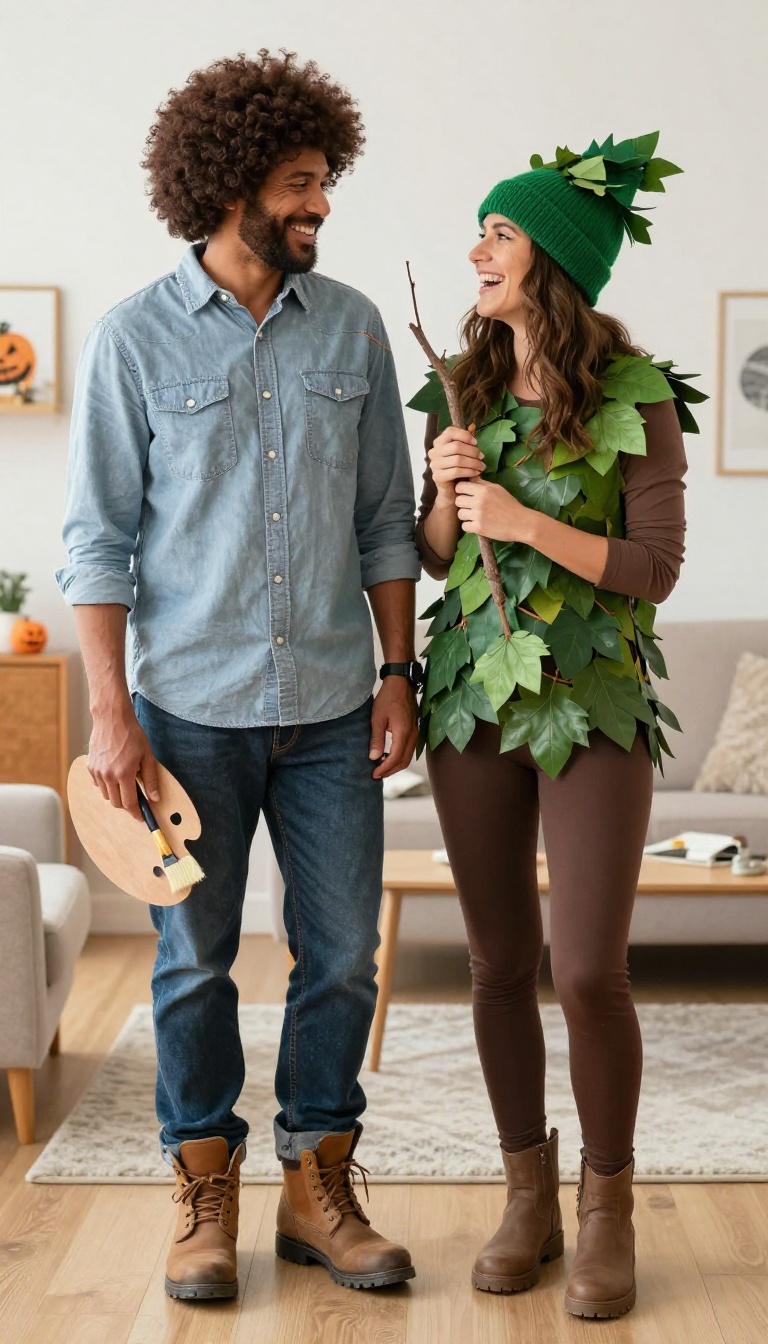2. Bob Ross and a Happy Little Tree