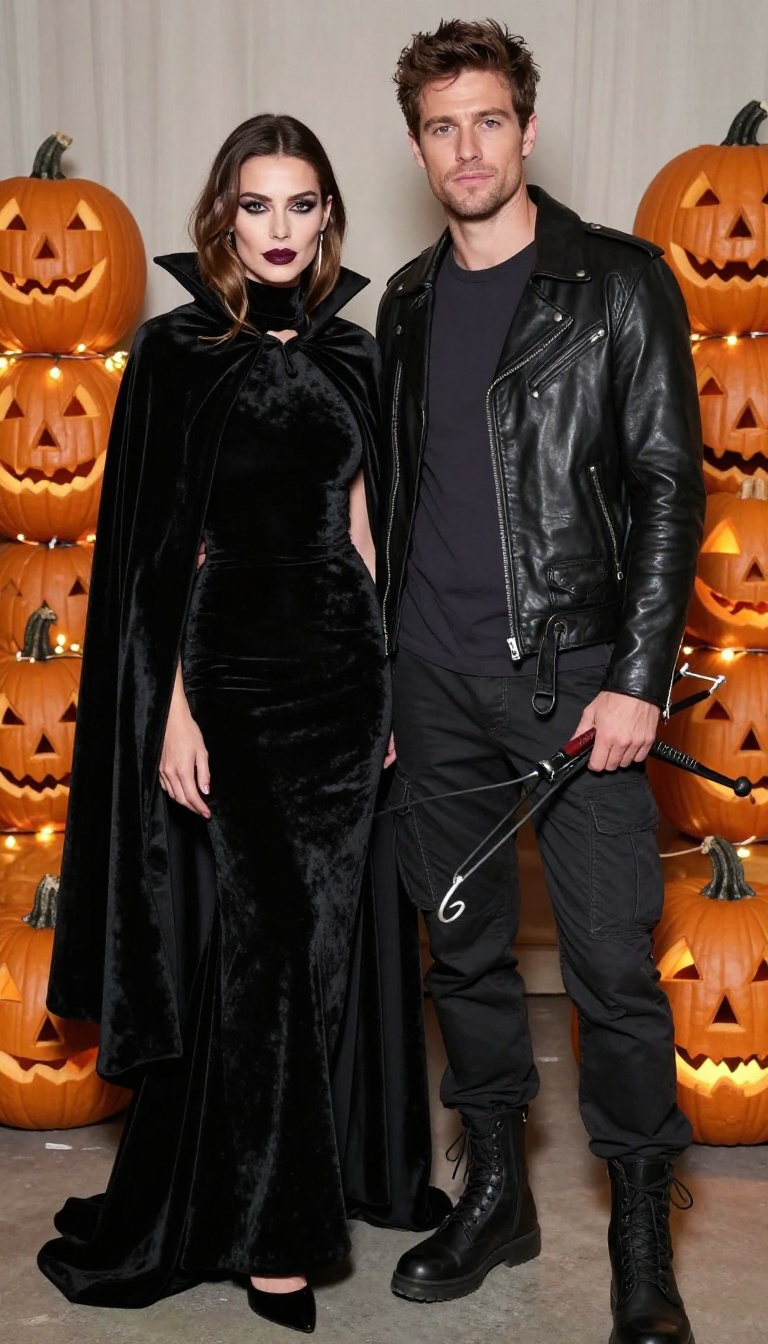 6. Spooky but Chic: Vampire and Vampire Hunter