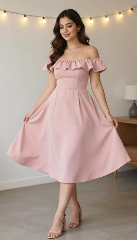 6. Off-the-Shoulder Ruffles: Flirty and Fun