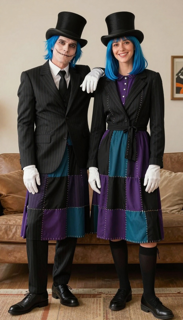5. Jack and Sally from The Nightmare Before Christmas