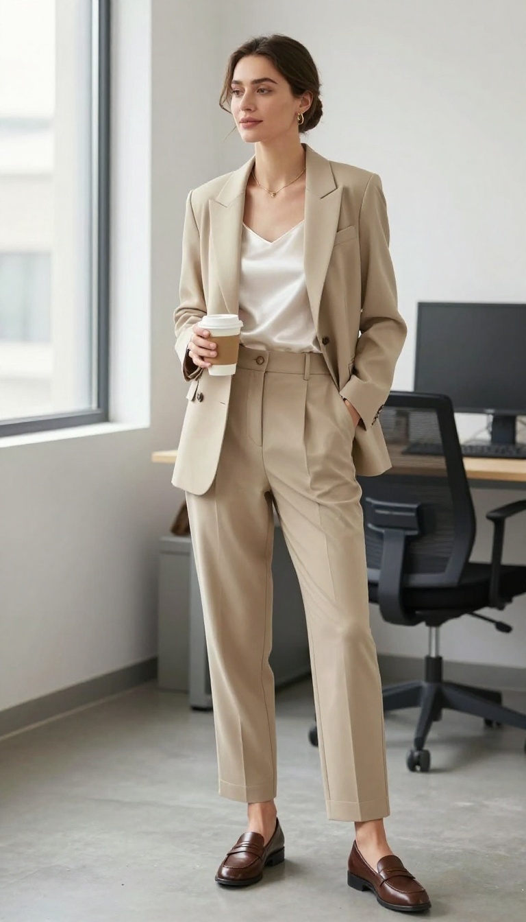 1. Power Suit with a Modern Twist