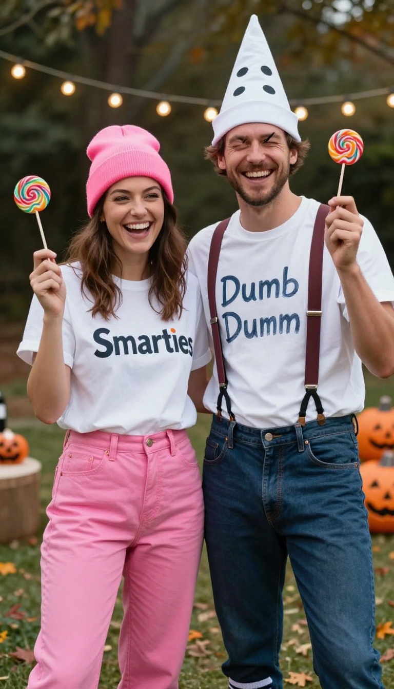 4. Punny Pair: The 'Smarties' and 'Dumb Dumb'