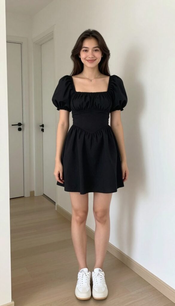 13. Puff Sleeve Mini Dress
