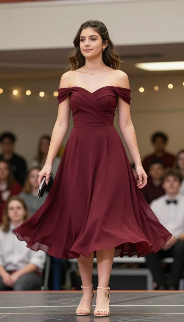 5. Off-the-Shoulder Elegance