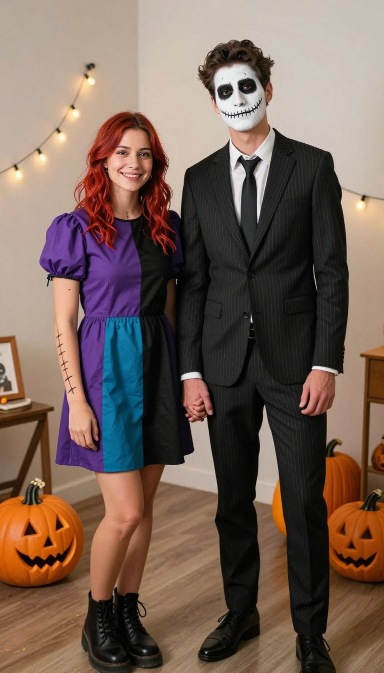 7. Jack Skellington and Sally: A Nightmare Before Christmas
