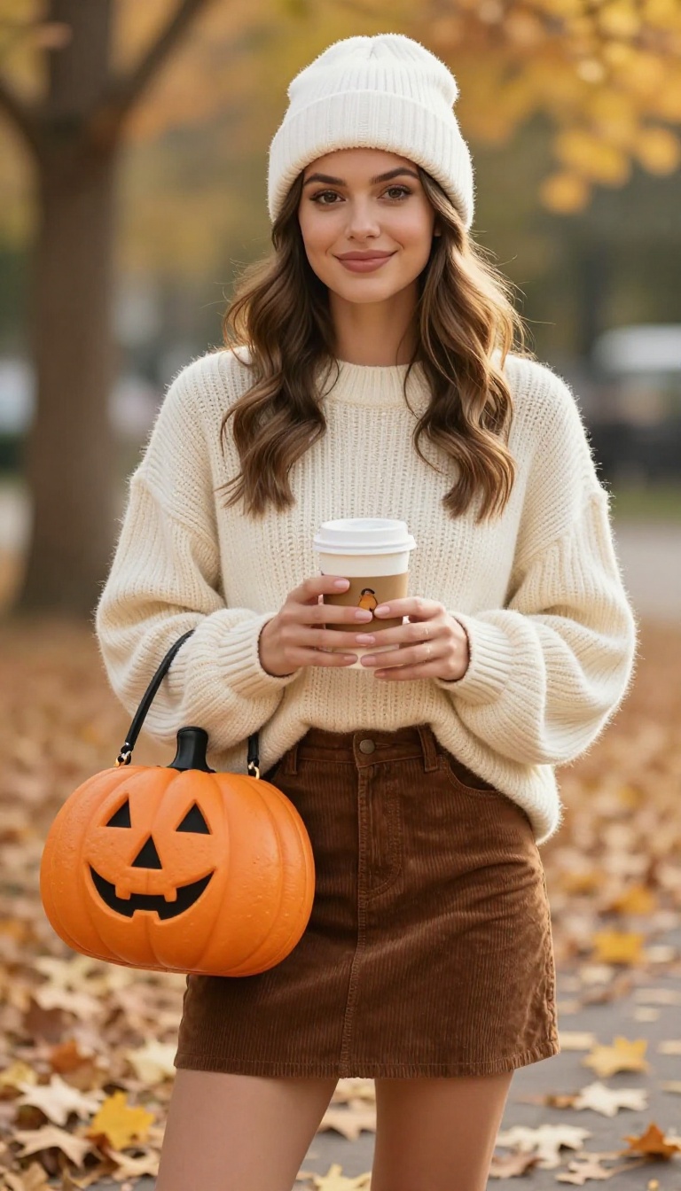 4. Cute Pumpkin Spice Latte