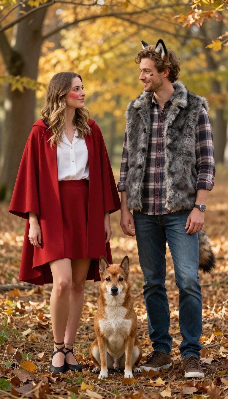 5. The Storybook Couple: Little Red Riding Hood and the Wolf