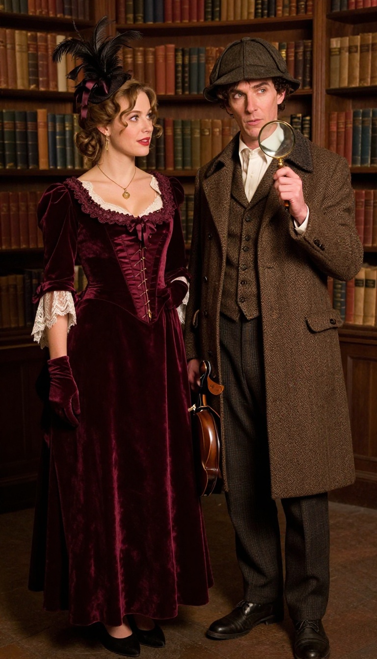 10. Sherlock Holmes and Irene Adler: Sleuth and Femme Fatale