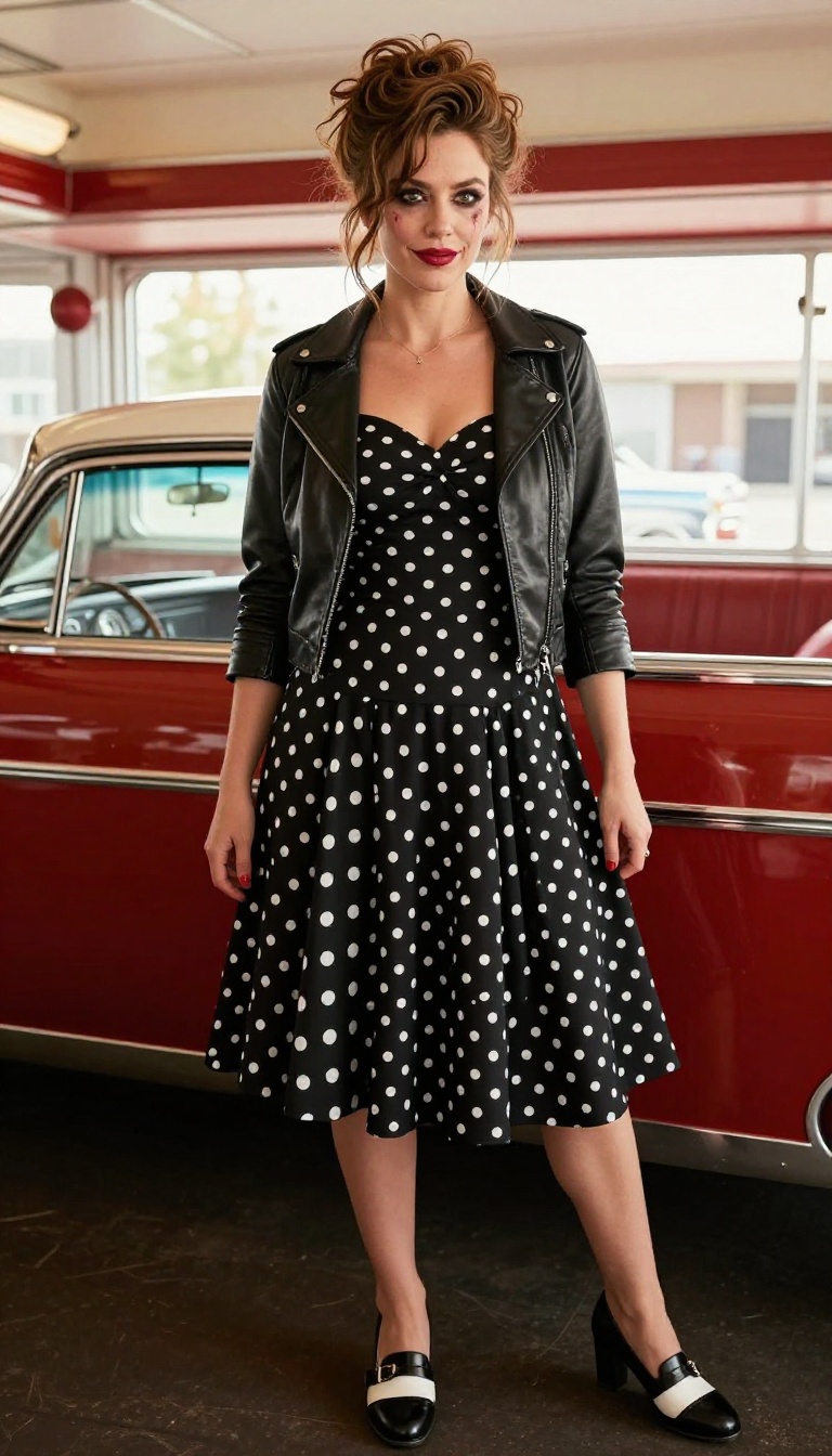 5. Rockabilly Zombie with a Vintage Twist