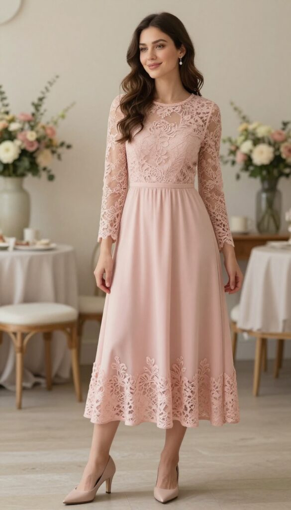 2. Romantic Lace Sleeves with a Floral Twist