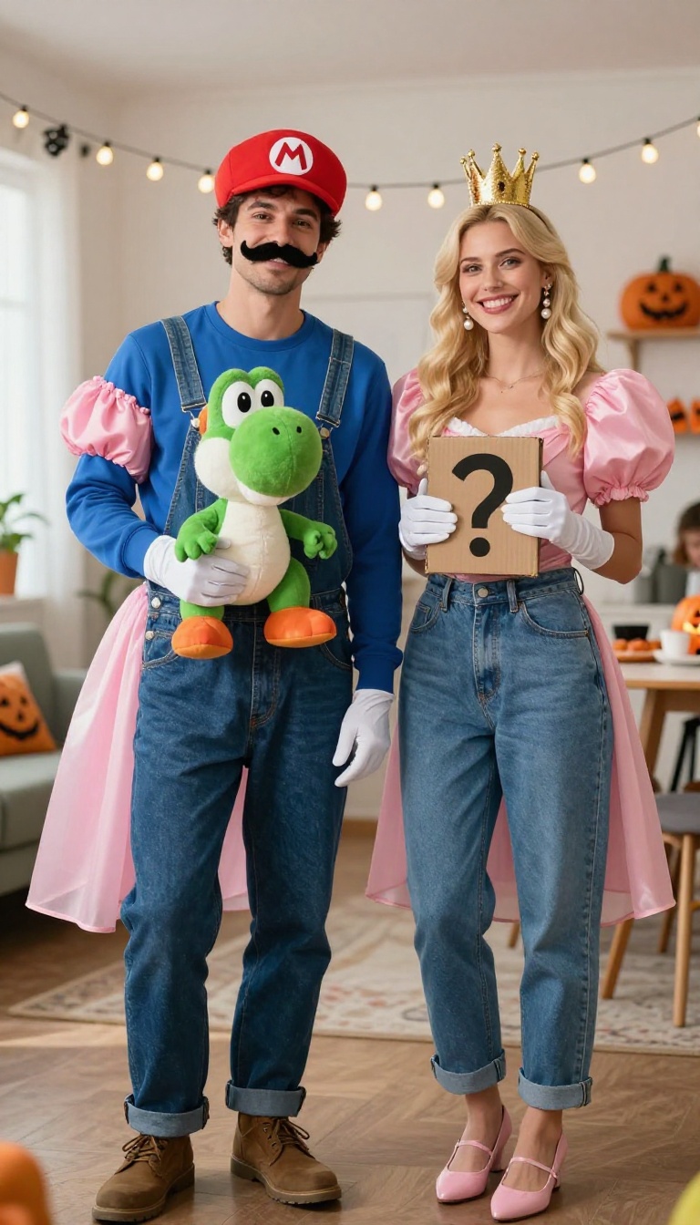 9. Mario and Princess Peach: Video Game Icons