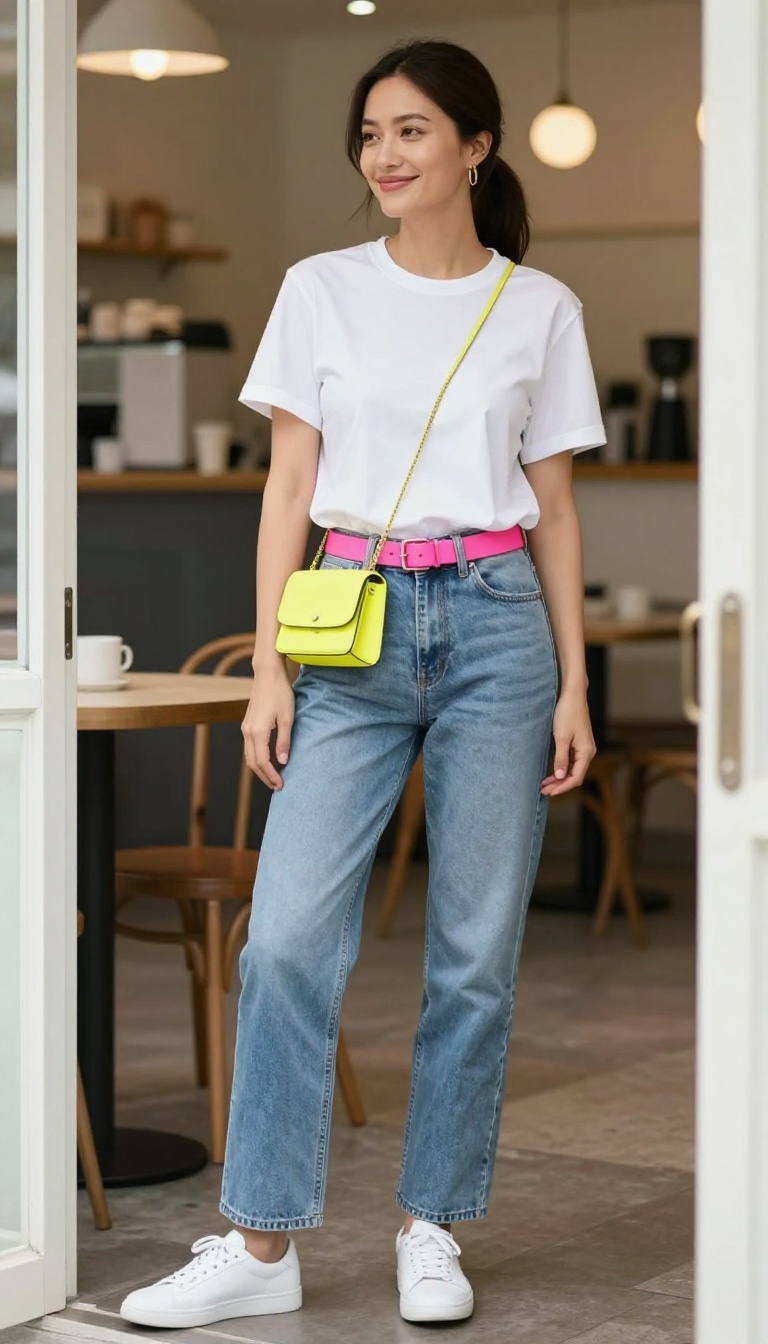 2. Neon Accents for Everyday Glam