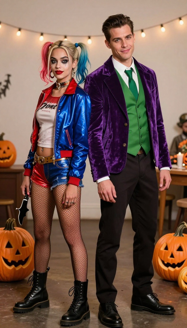 11. Movie Villains: Harley Quinn and Joker