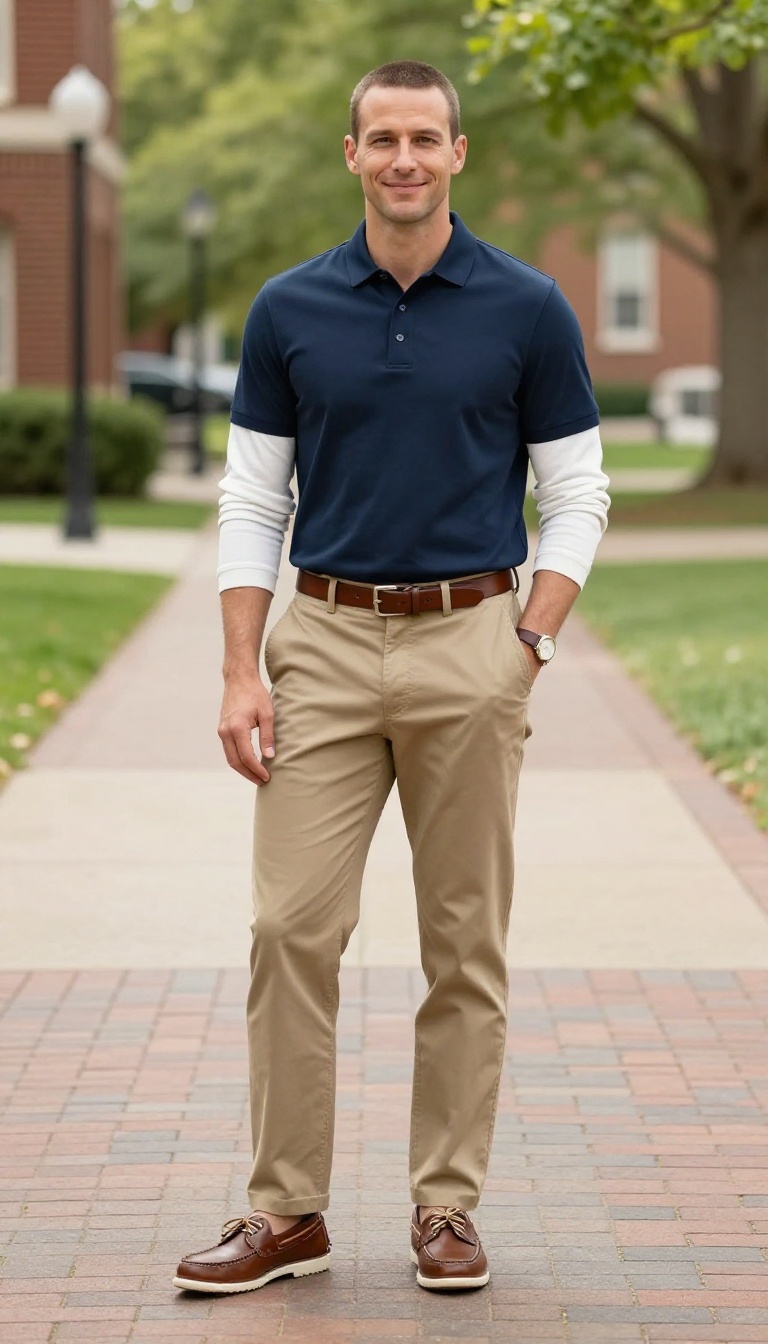 1. The Preppy Collegiate Look