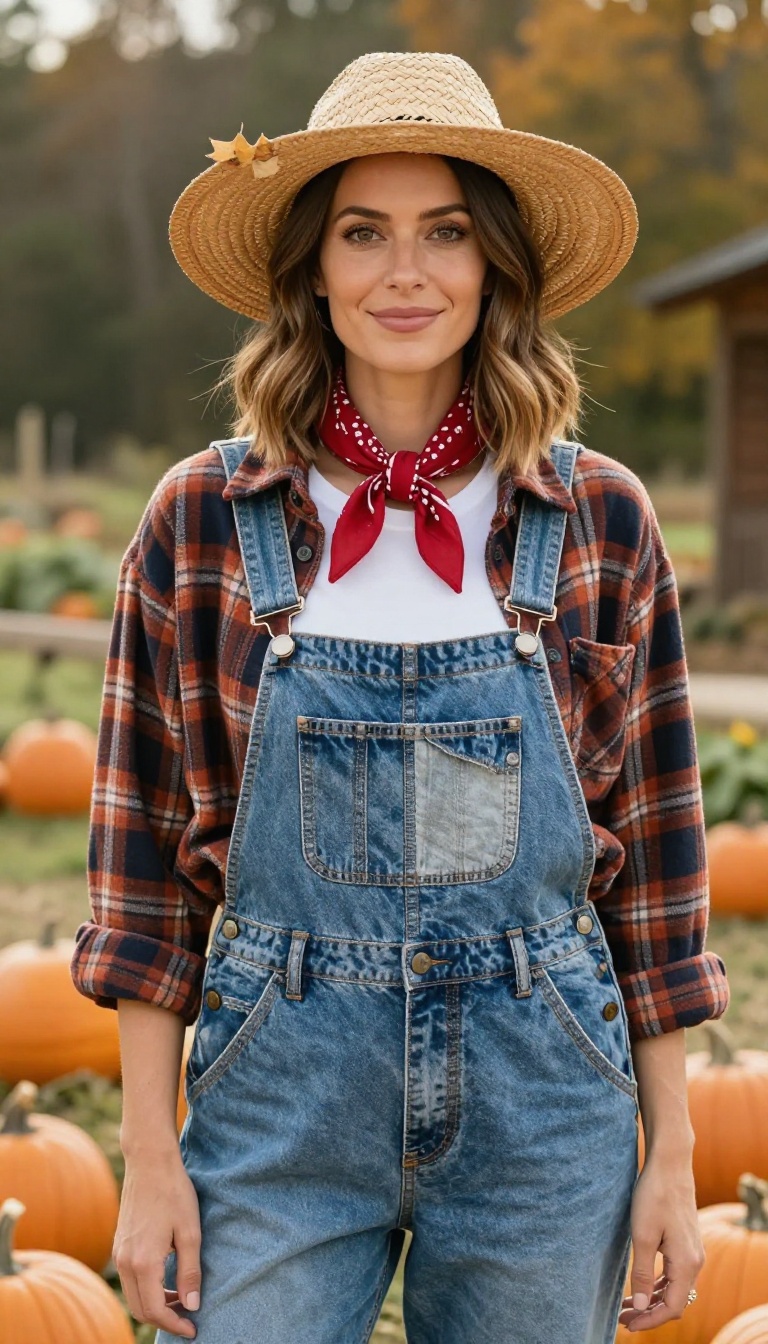 7. Scarecrow in Flannel