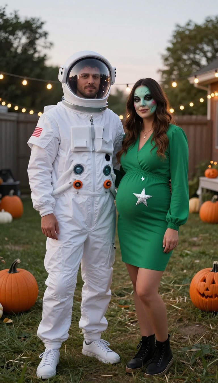 6. The Astronaut and the Alien Baby