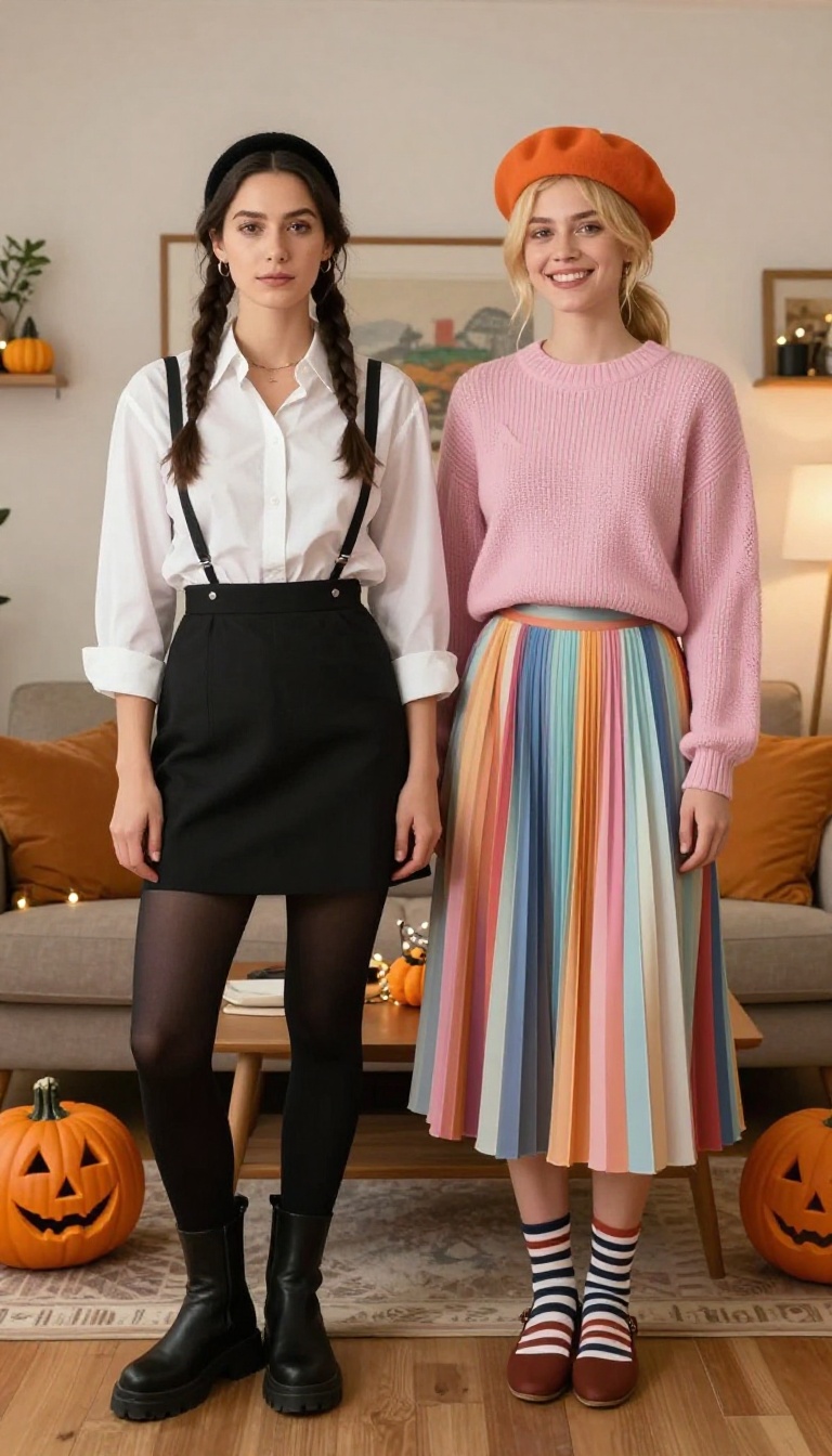 2. Pop Culture Pair: Netflix's 'Wednesday' and 'Enid'