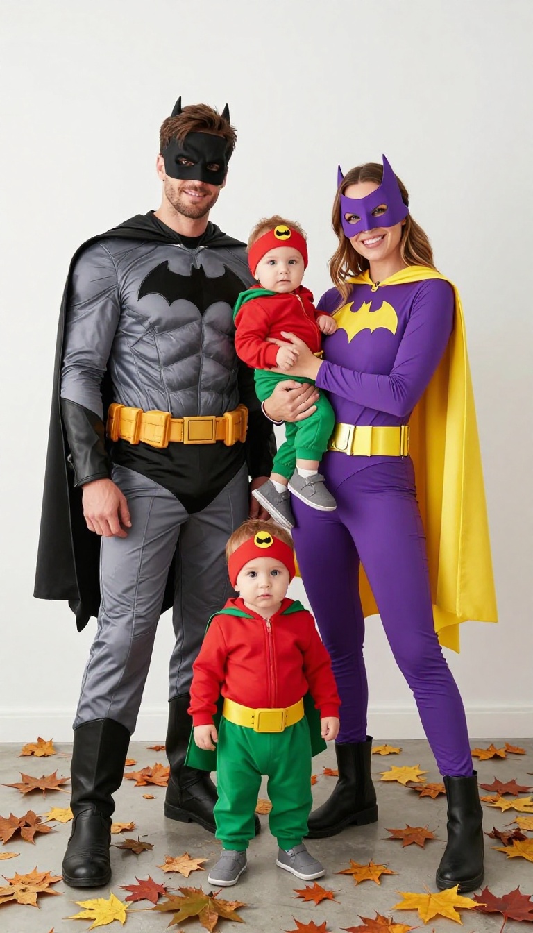 6. Superhero Squad: Batman, Batgirl, and Baby Robin