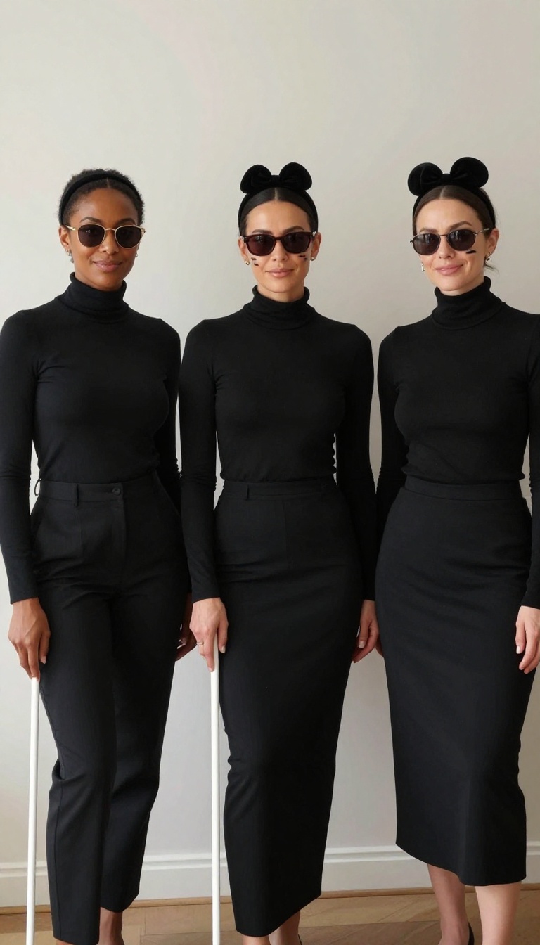13. The Three Blind Mice (in Sleek Black)