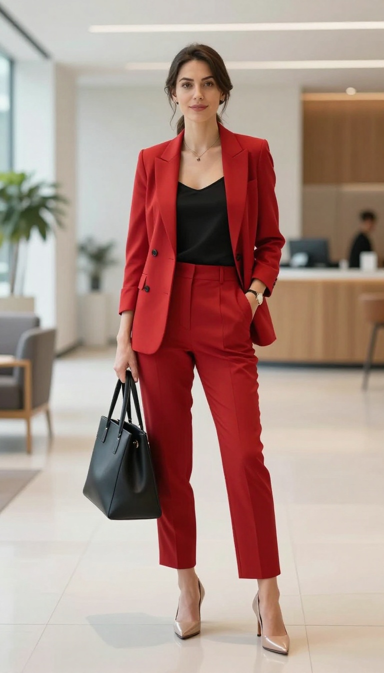 1. The Power Suit with a Modern Twist