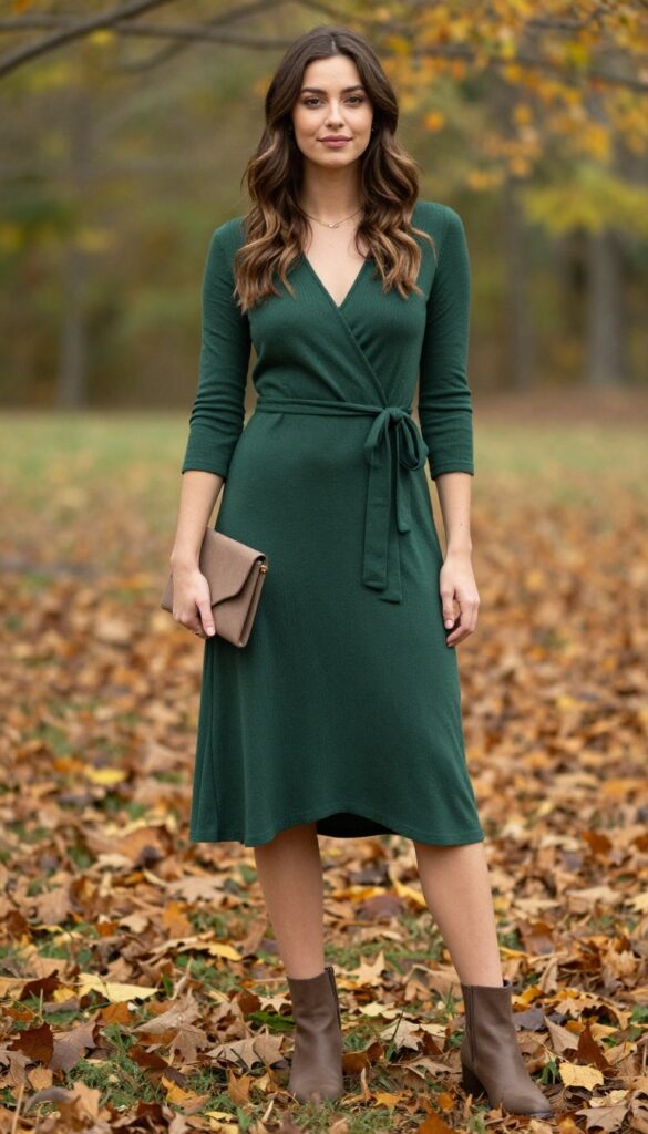 7. Wrap Dress: Flattering and Comfortable