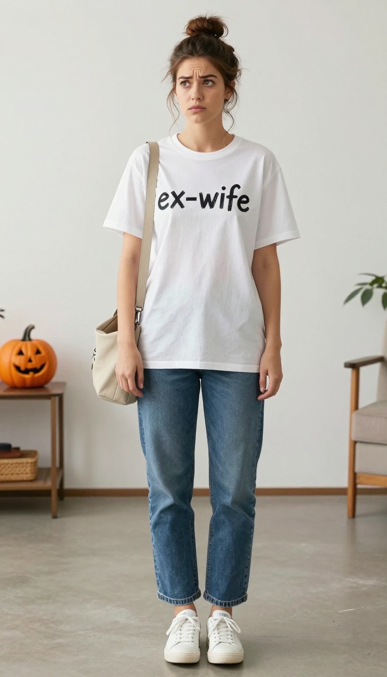 6. Cady's Halloween Party 'Ex-Wife' Look