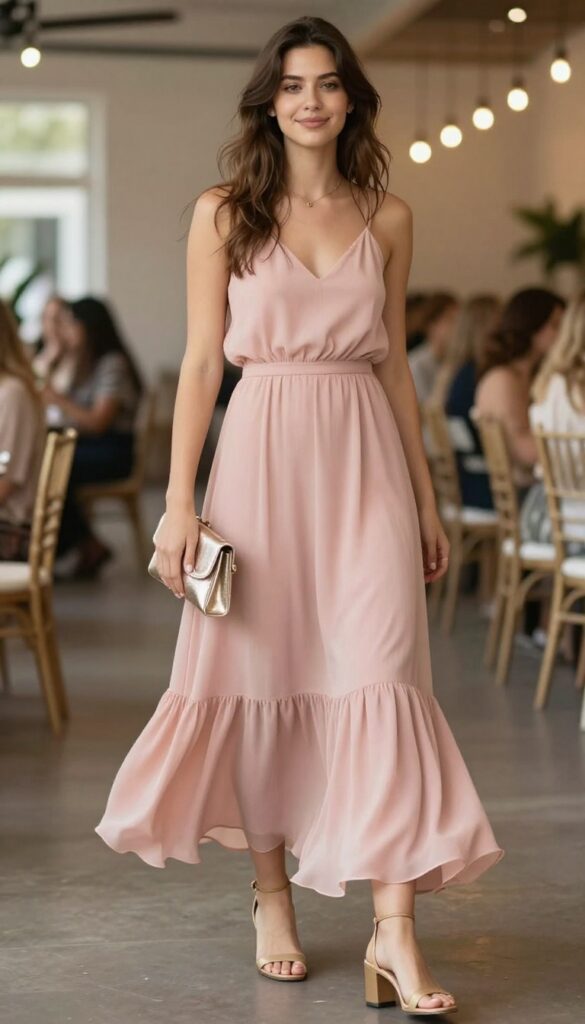 3. Flowy Midi Dress for Effortless Elegance