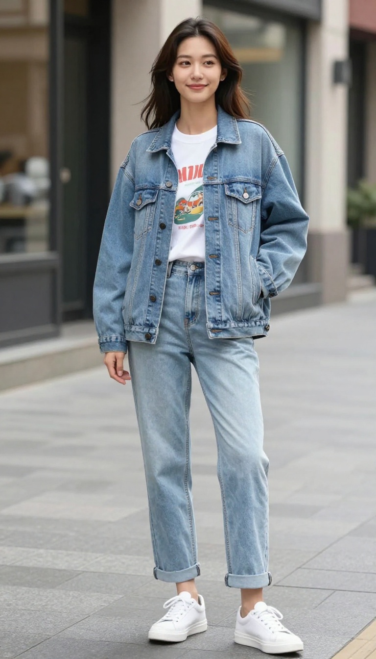 5. Denim on Denim, 80s Style